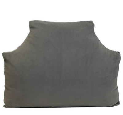 Velvet Headboard Pillow - Seal Gray Velvet