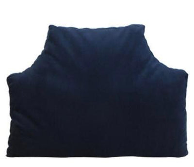 Velvet Headboard Pillow -Navy