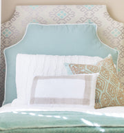 Headboard Pillow - Spa Blue