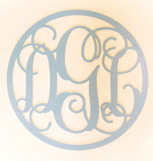 Wall Monogram -  Circle Script