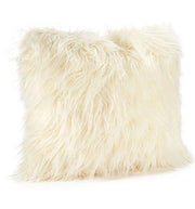 Ivory Tibetan Lamb Faux Fur Pillow