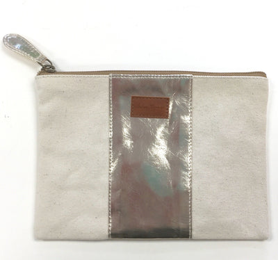 Metallic Zip Pouch - small