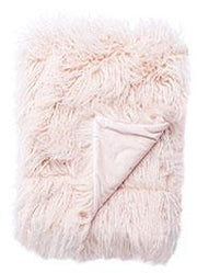 New Shaggy Throw - Blush
