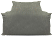 Headboard Pillow - Textured Gray