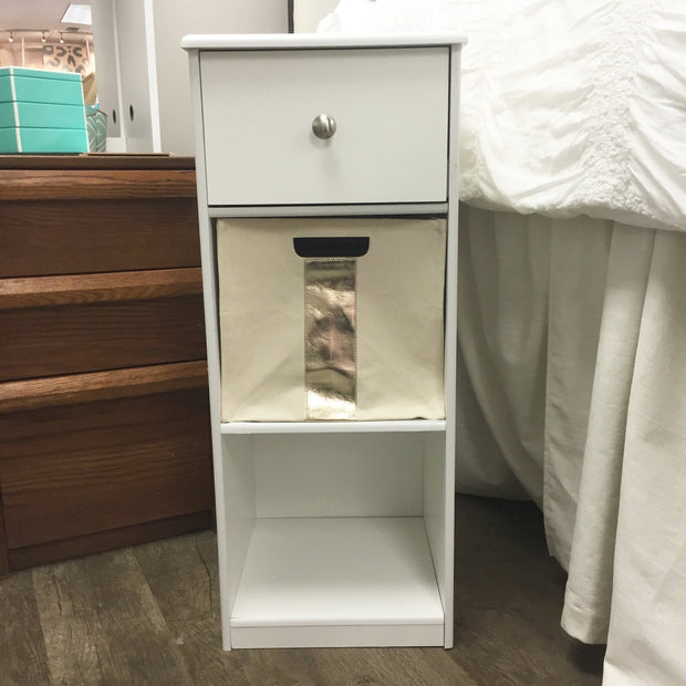 Bedside Cubby - White