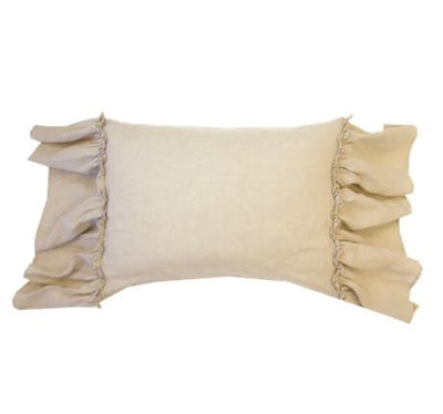 Double Ruffle Standard Sham - Natural