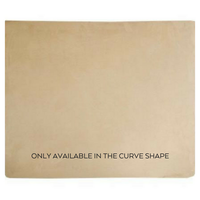 Headboard - Ultrasuede Khaki - curve only