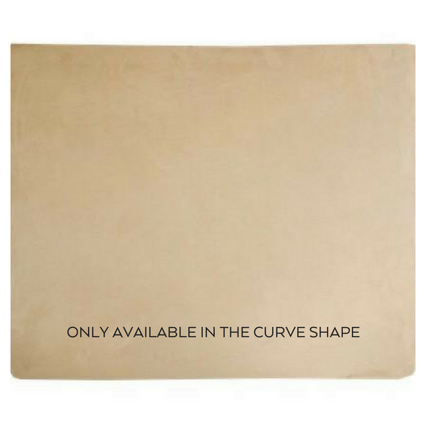 Headboard - Ultrasuede Khaki - curve only