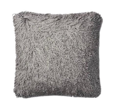 Shimmer Shag Pillow - Gray