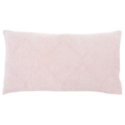 Blush Velvet Lumbar Pillow