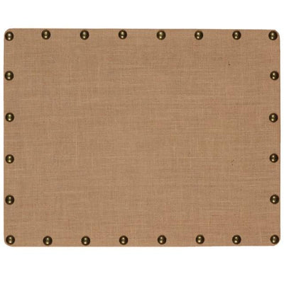 Burlap Nailhead Corkboard