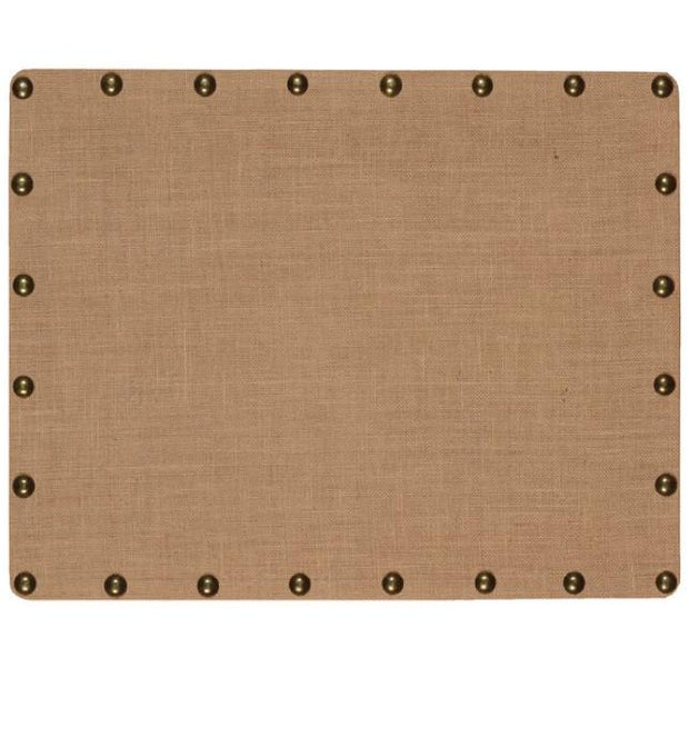 Burlap Nailhead Corkboard
