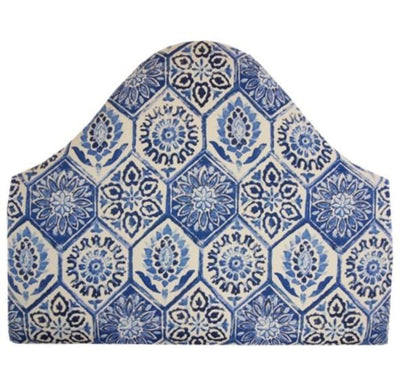 Headboard - Farron Cobalt - Curve Only