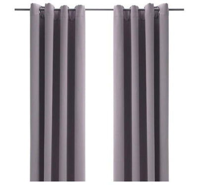 Black Out Drapery Panels (Pair) - Gray