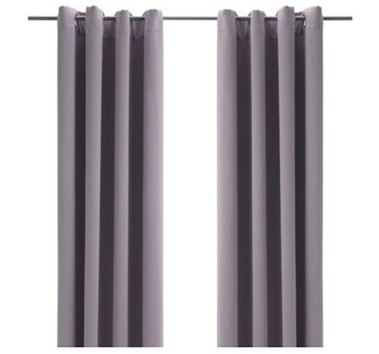Black Out Drapery Panels (Pair) - Gray