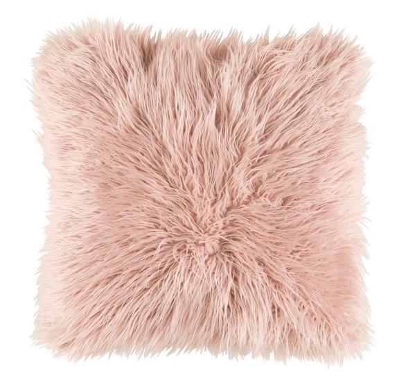 Modern Shag Pillow - Blush 20"