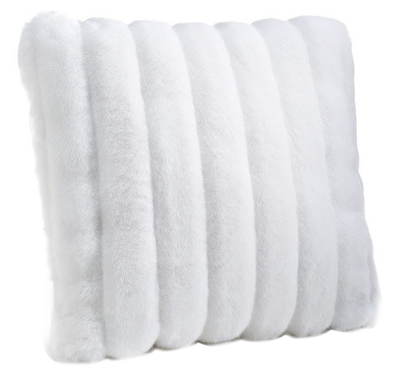 White Mink Pillow