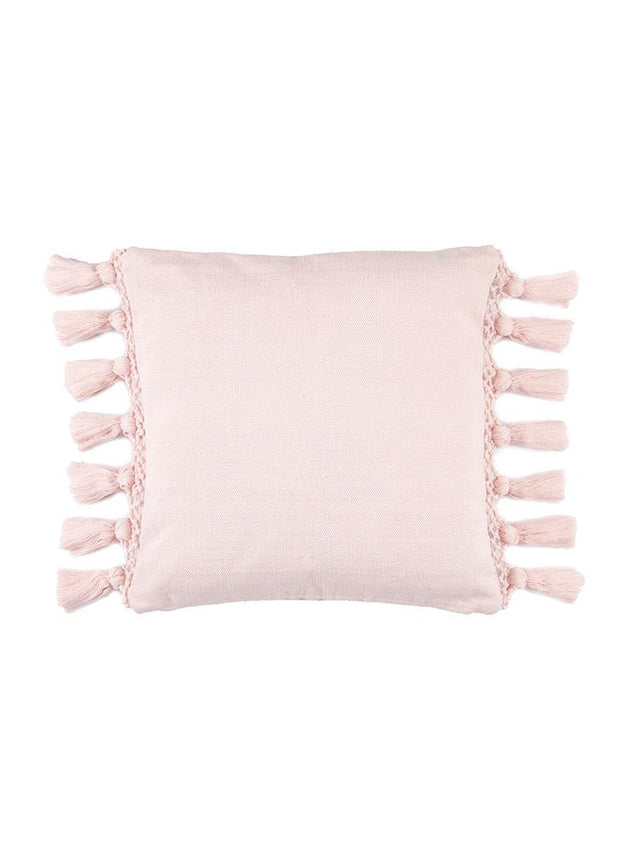 Kate Spade Yorkville Tassel Pillow - Blush