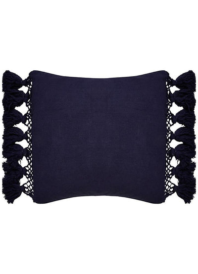 Kate Spade Yorkville Tassel Pillow - Navy