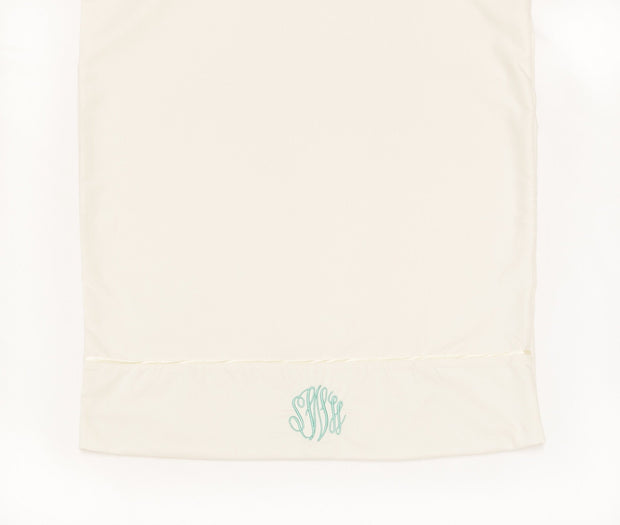 Free Monogram Heavenly Sheets - White