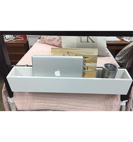 Bed Rail Cubby - White