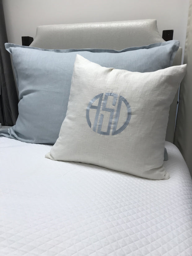 Huge Dutch Euro Pillow - Ice Blue