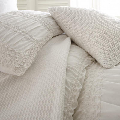 Harper Twin Duvet- White