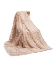 New Shaggy Throw - Blush